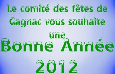 Bonne année!