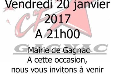 Assemblée générale du comité 2017